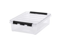 SmartStore Skladovací box Classic s víkem, transparentní, 30 x 40 x 11 cm, 7,5 l
