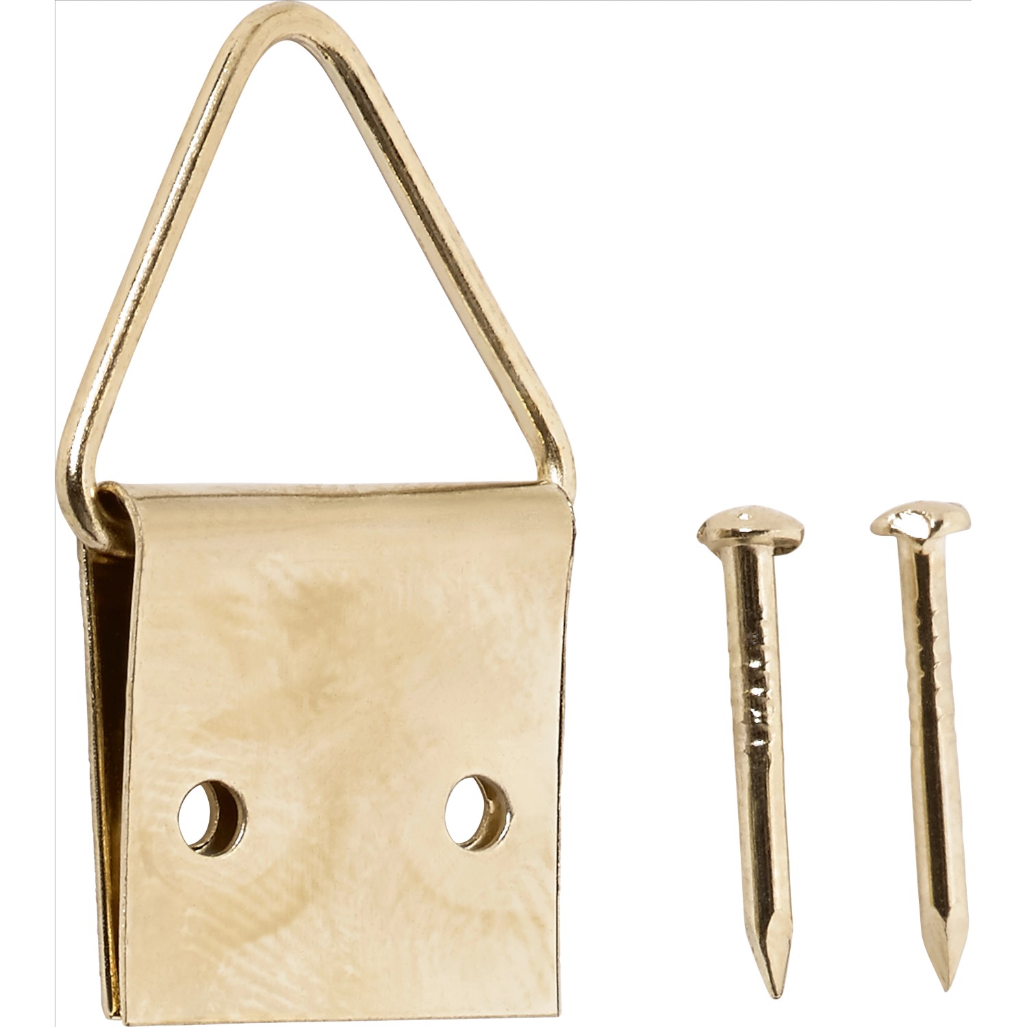 LUX sklopné očko s hřebíčky velikost 3 pomosazené, 10 ks