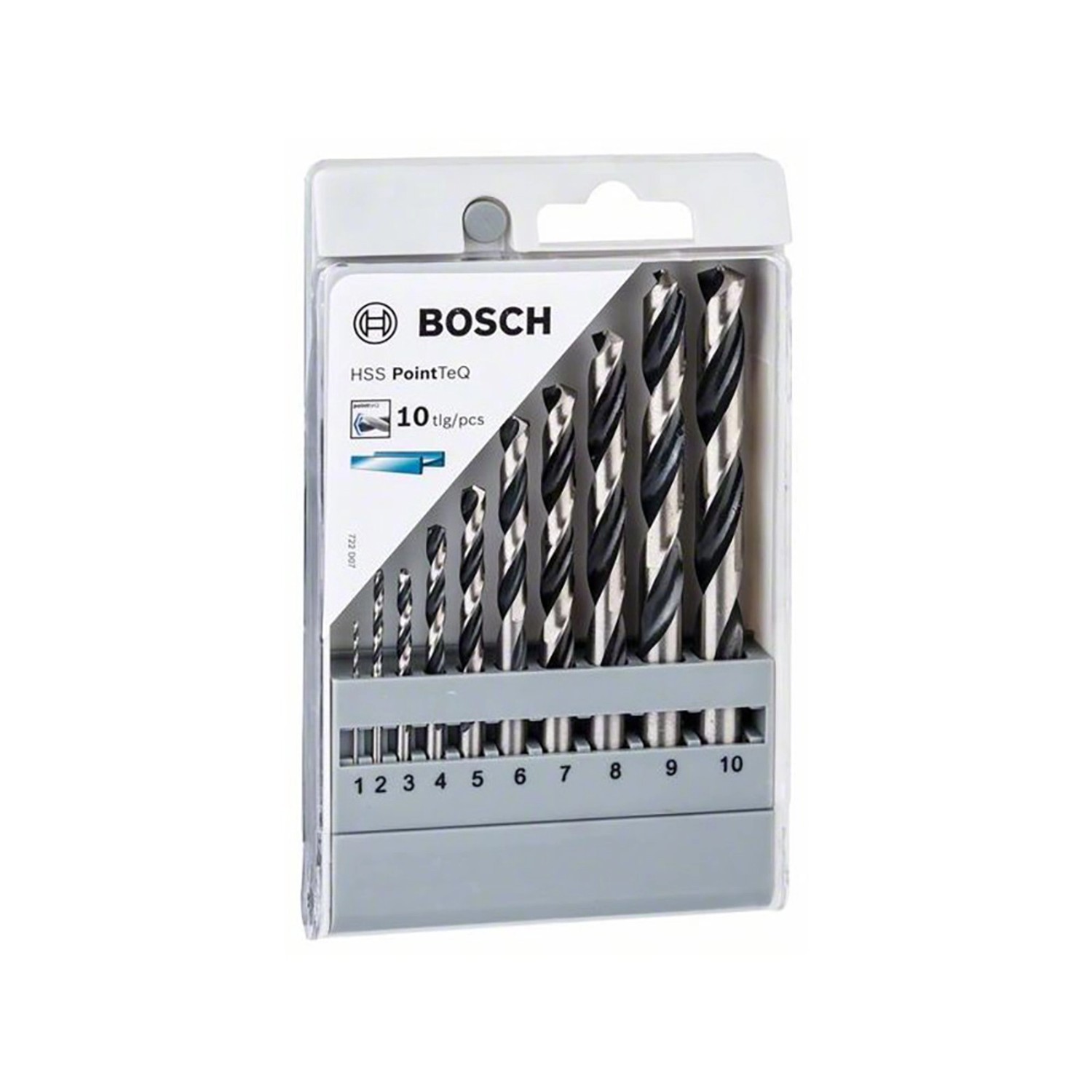 Bosch Sada spirálových vrtáků HSS PointTeQ 1-10 mm