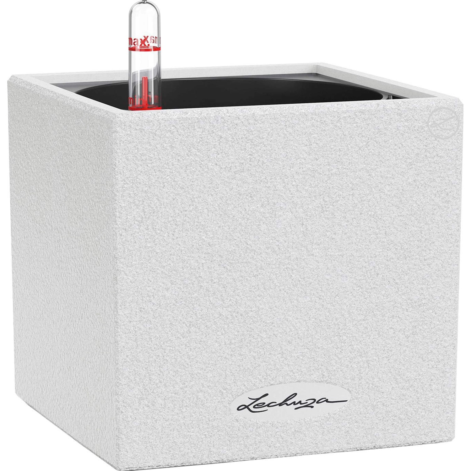 Lechuza Květináč Canto Stone 14 bílý, 135 x 140 x 140 mm