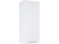 Maximus Vysoká závěsná koupelnová skříňka Stylo, 1 dvířka, bílá, 40 cm