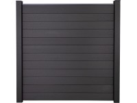 GroJaSolid Plotový panel bez sloupků antracitová šedá 180 x 180 cm