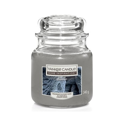 Yankee Candle Home Inspiration Svíčka, sklo, Cosy Up, 13 x 9,5 cm