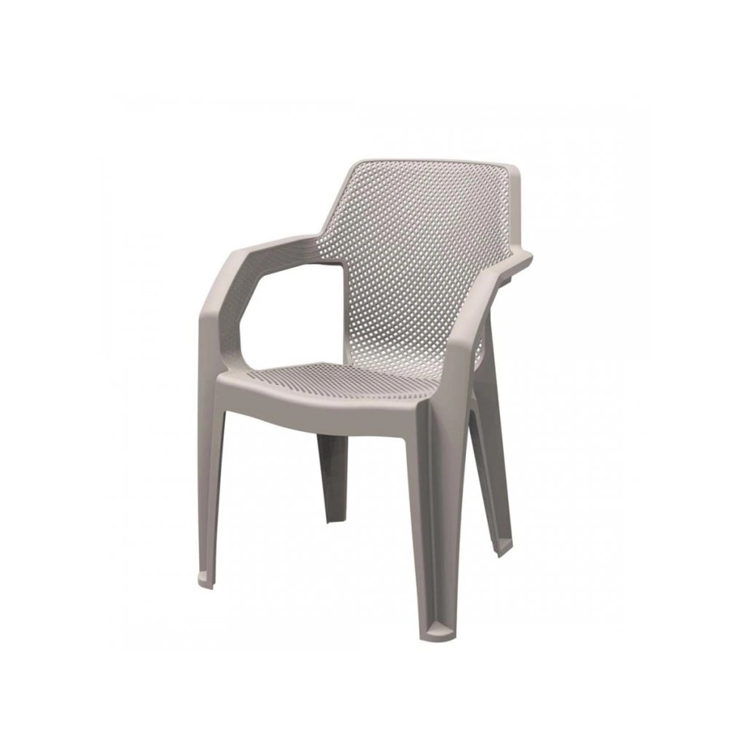 MEGA PLAST Zahradní křeslo MAREA cappuccino 61,5 x 62 x 86 cm