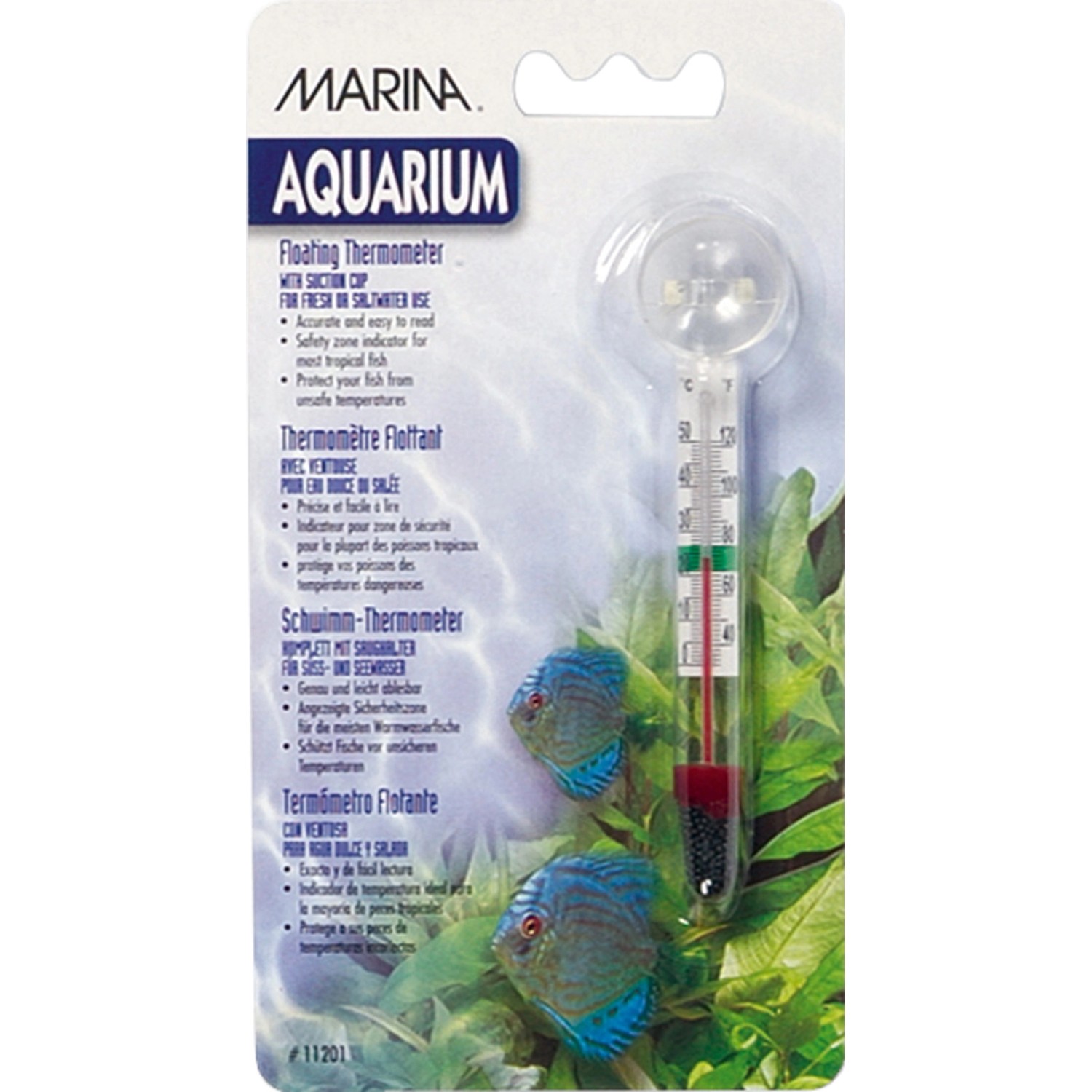 Marina Teploměr skleněný s přísavkou