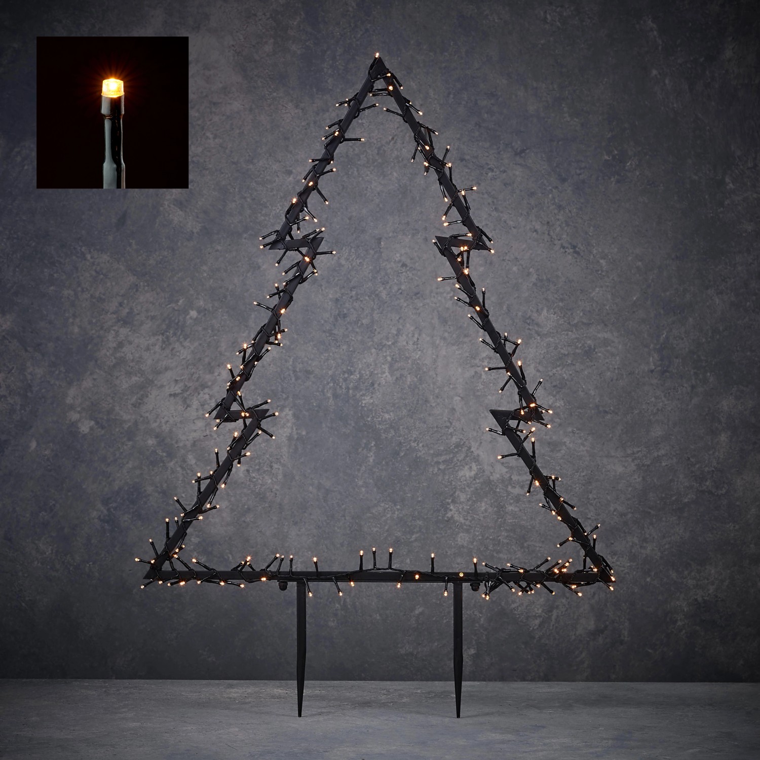 Luca Lighting Zápich stromeček, 300 LED, 89 x 125 cm