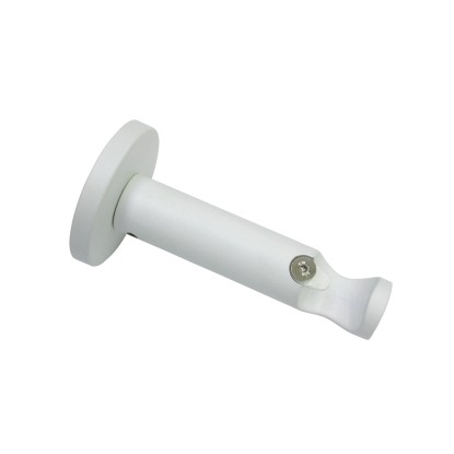 Schöner Wohnen Nástěnný držák pro 1 záclonovou tyč Leon bílý matný 1 ks