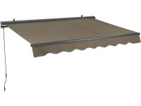 OBI Kazetová markýza taupe 400 x 250 cm