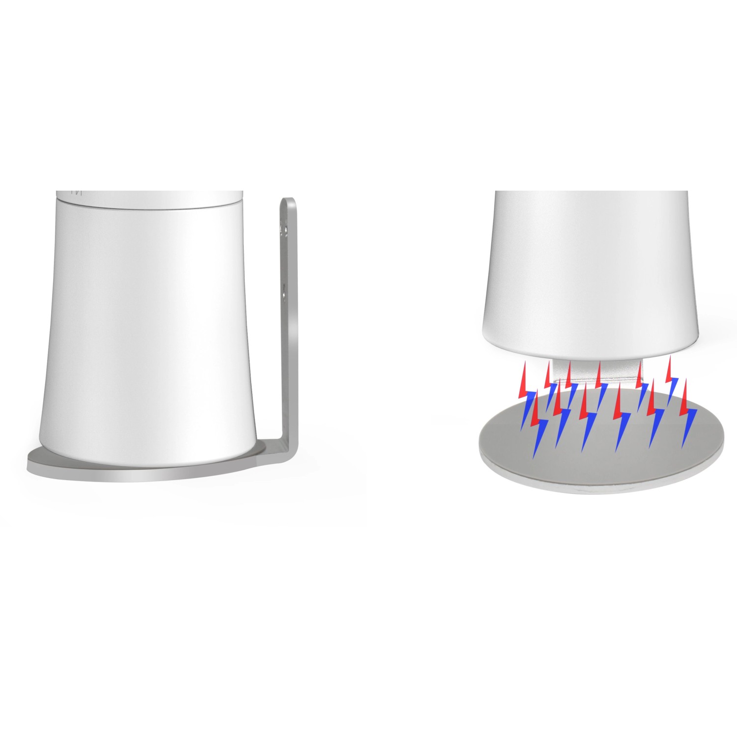 iQtech Magnetický držák dávkovače mýdla na stěnu N1M