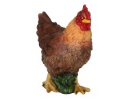 Dekorativní figurka stojící slepice 15 cm