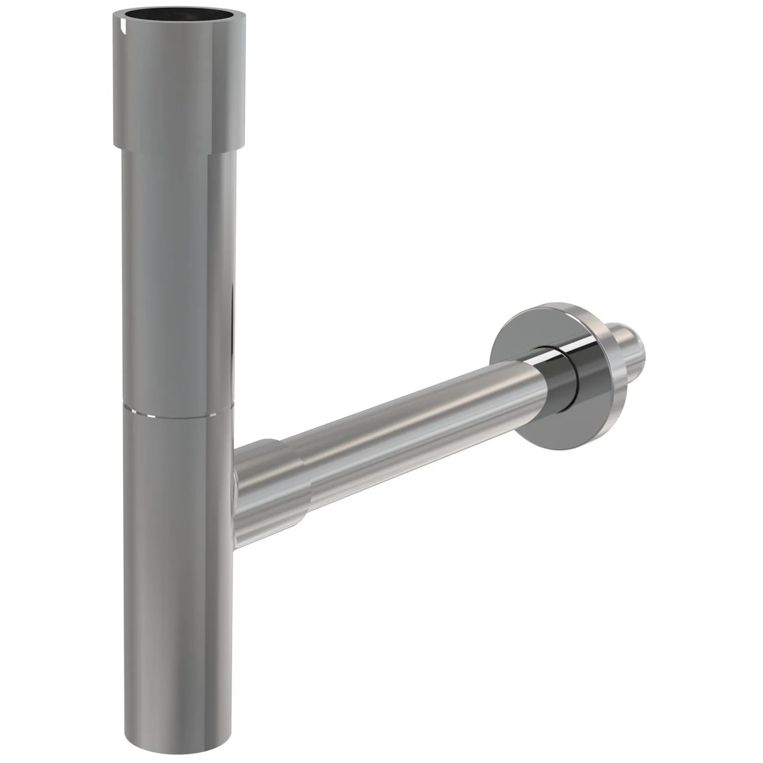 Alca Sifon umyvadlový A402 DESIGN masivní, kov chrom-lesk, DN 32