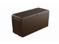 Keter Zahradní úložný box Samoa Rattan, hnědá, 270 l
