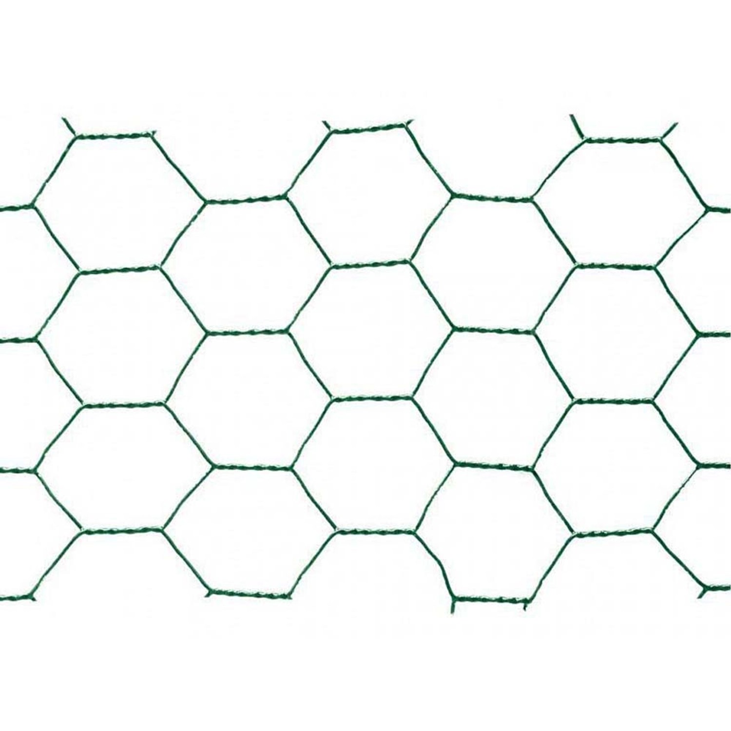 PILECKÝ Chovatelské pletivo 6hranné Hobby Zn+PVC zelená oko 25mm výška 50cm 10 m