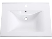 Sanotechnik Zápustné umyvadlo, litý mramor, 70,5 x 51,5 x 17,5 cm Sanotechnik Zápustné umyvadlo, litý mramor, 70,5 x 51,5 x 17,5 cm