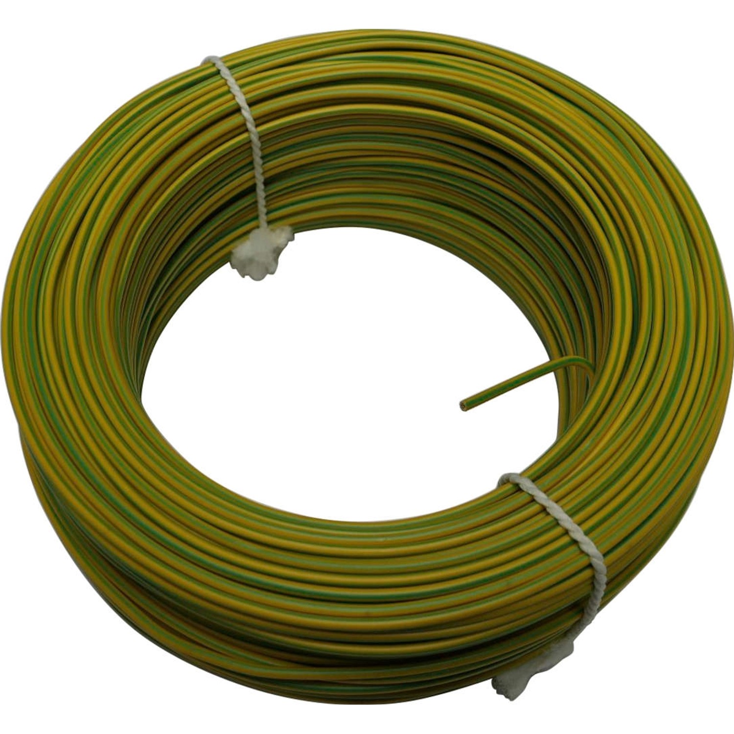 Silový vodič H07V-U 1,5, zeleno-žlutá - metráž
