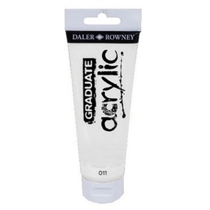 Daler Rowney Akrylová barva GRADUATE bílá, 120 ml