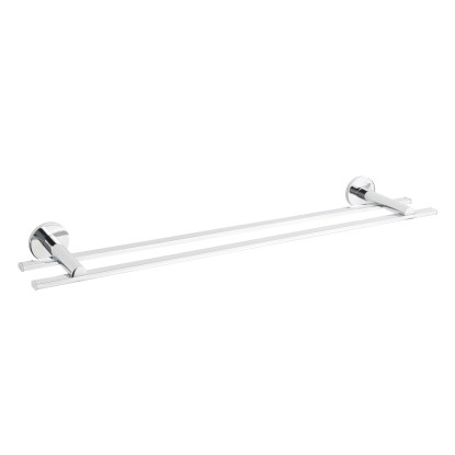 Wenko Držák na ručníky Duo Isera UV-Loc, lesklá stříbrná, 60 cm