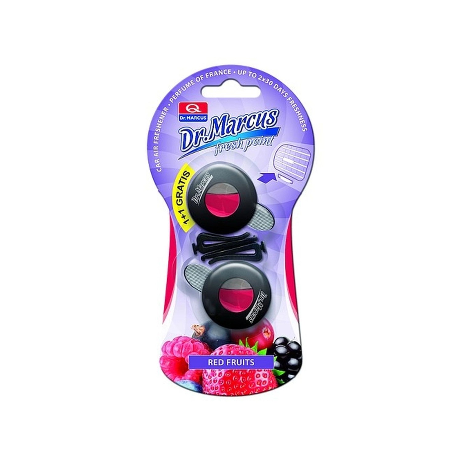 Dr.Marcus Osvěžovač FRESH POINT 1+1 Red Fruit