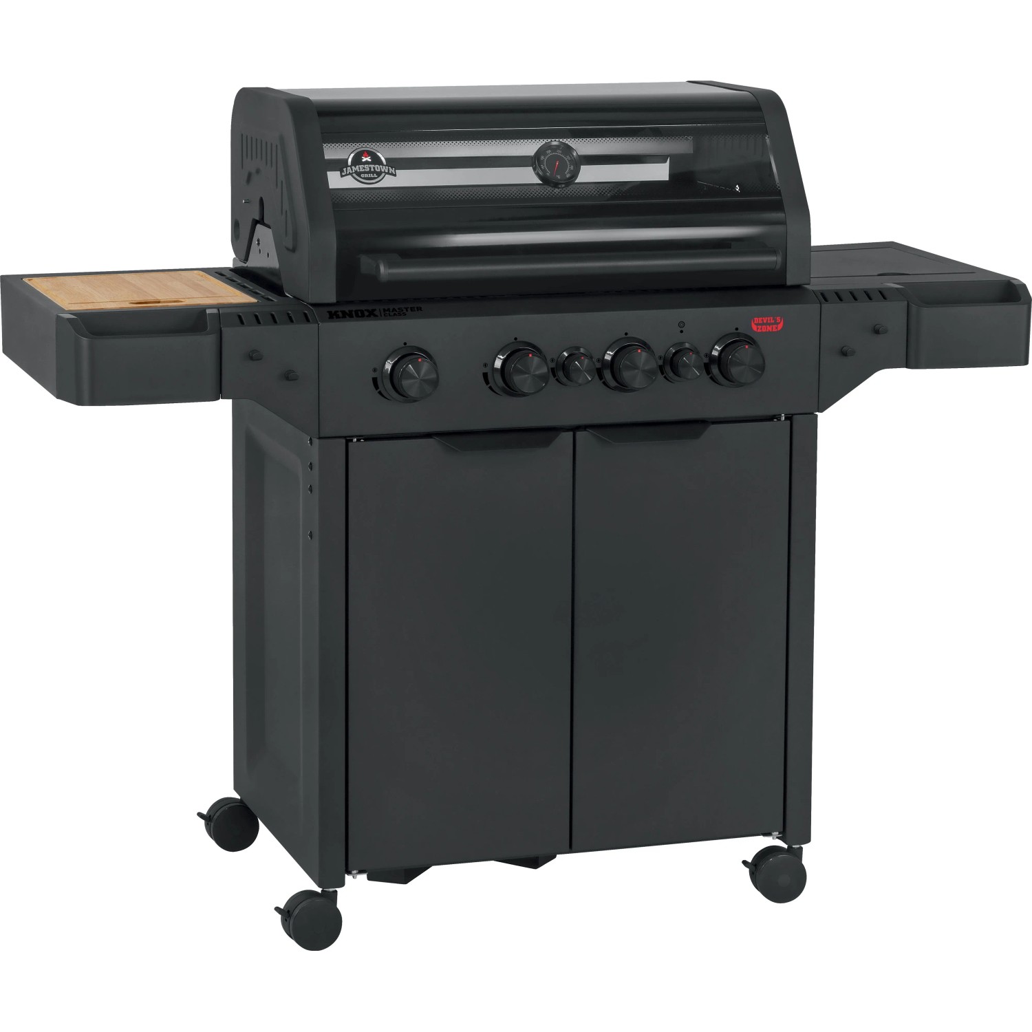 JAMESTOWN Plynový gril KNOX MASTER CLASS se 4 hořáky, 118 x 144 x 56 cm