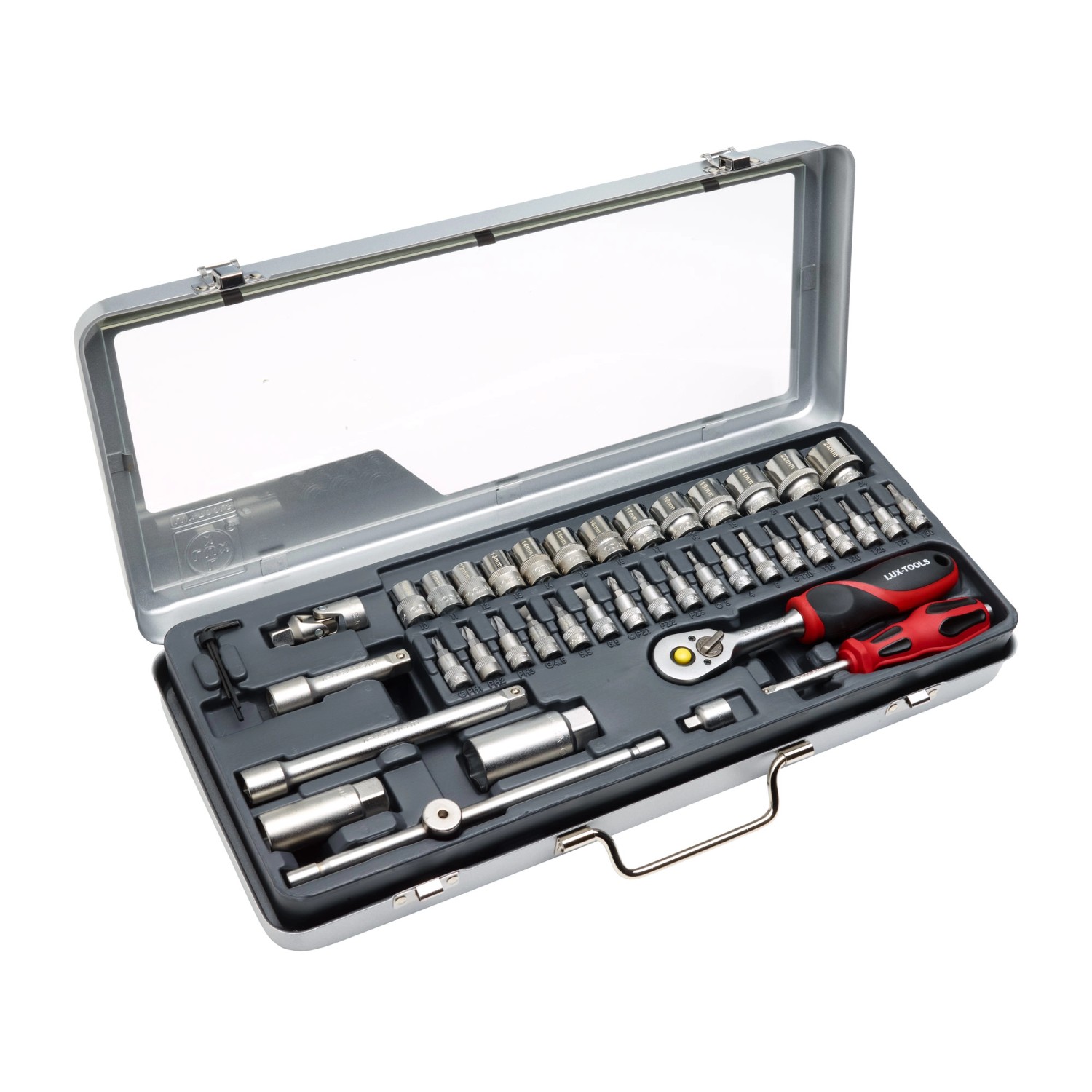 LUX Sada nástrčných klíčů 43dílná Comfort