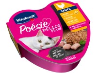 Vitakraft Vanička pro kočky Poésie Délice Plus kuřecí s lososovým olejem, 85 g