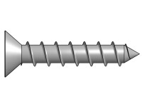 GS Terrassen Samovrtný šroub zápustná hlava, A2, pr. 5,5 x 19 mm, 100 ks
