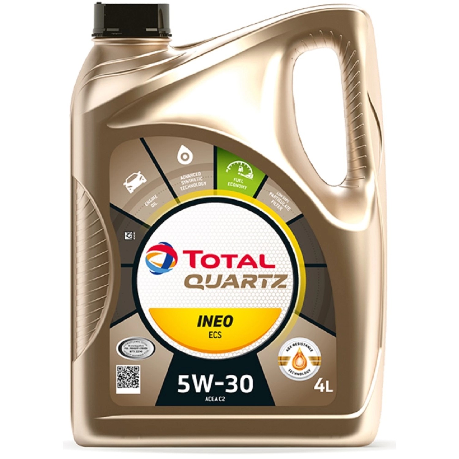 Total Quartz Motorový olej INEO ECS 5W-30, 4 l