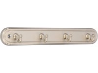 Lišta na klíče plastová poniklovaná vzdálenost otvorů 208,5 mm