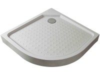 Sanotechnik Sprchová vanička s krytem T90W, čtvrtkruh, 90 x 90 x 12,5 cm