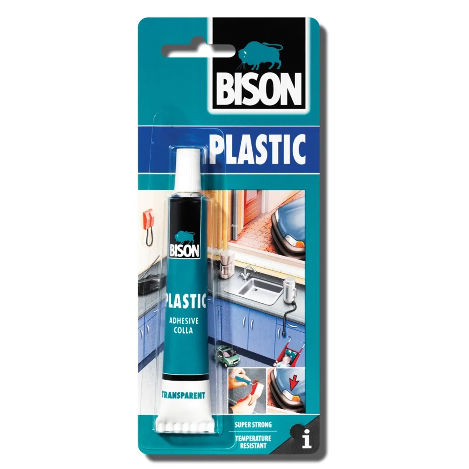 BISON Lepidlo na plasty PLASTIC, 25 ml