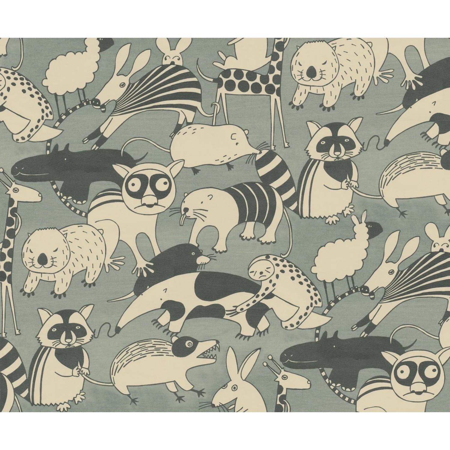 Komar Vliesová fototapeta Wobble Zoo 250 x 300 cm