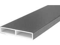 Splendoor Přechodová lišta dveří ThermoSpace na stěnu, antrac., š 40 mm - metráž