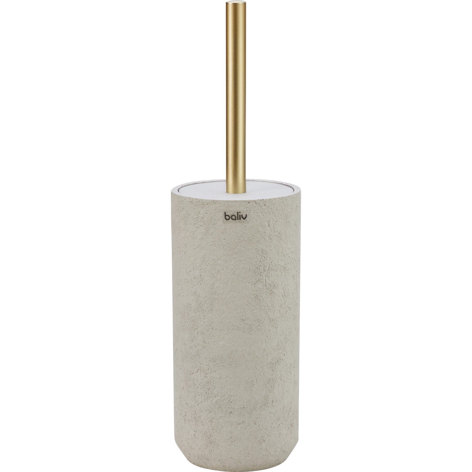 baliv Držák WC štětky, barva světle šedý beton