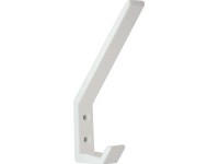 Háček H008 plast bílý 134 mm x 16 mm x 90 mm Háček H008 plast bílý 134 mm x 16 mm x 90 mm