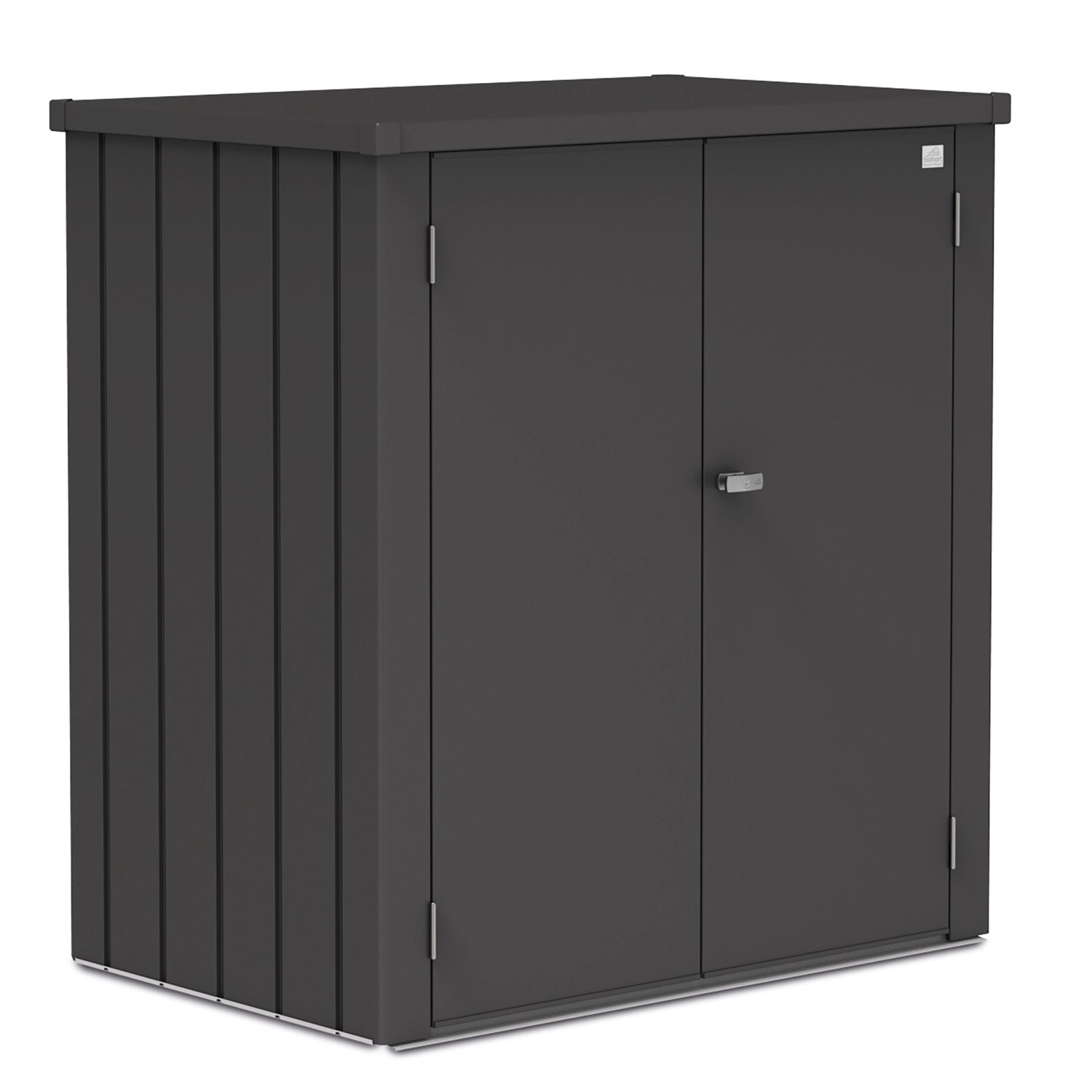 Biohort Zahradní skříň na terasu Romeo L tmavě šedá, 132 x 87 x 140 cm