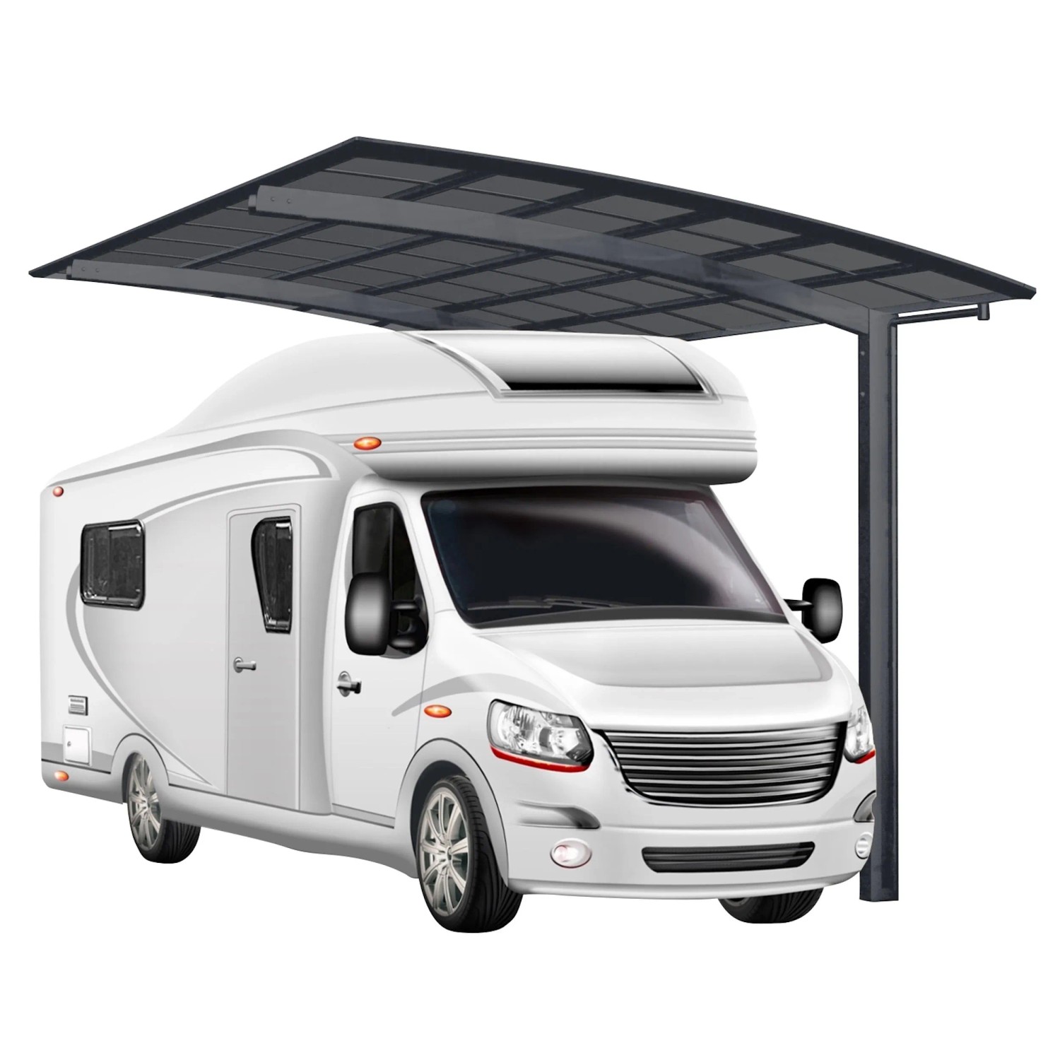 Ximax Alu přístřešek na auto Portoforte Caravan Typ 60 černá 270 x 495 cm