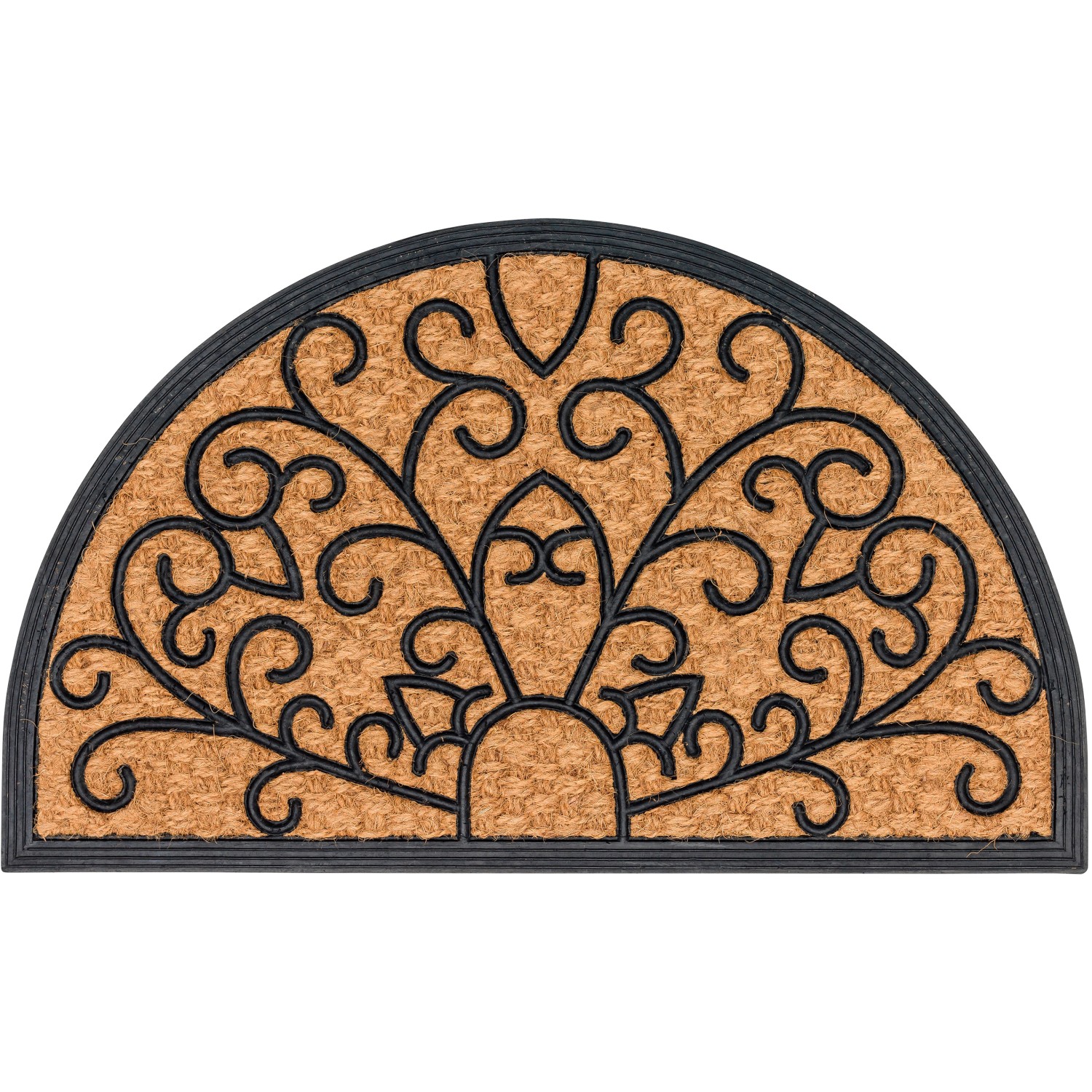 Astra Rohožka Coco Deluxe Light 45 cm x 75 cm reliéf půlkruhová