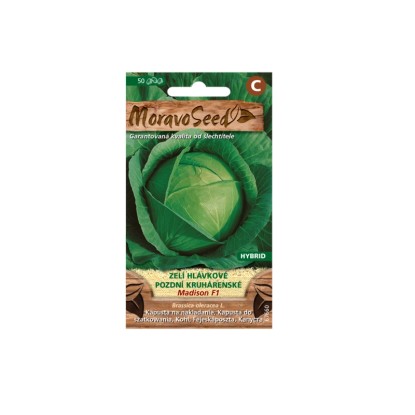 MoravoSeed Zelí hlávkové pozdní MADISON F1 - hybrid, krouhárenské