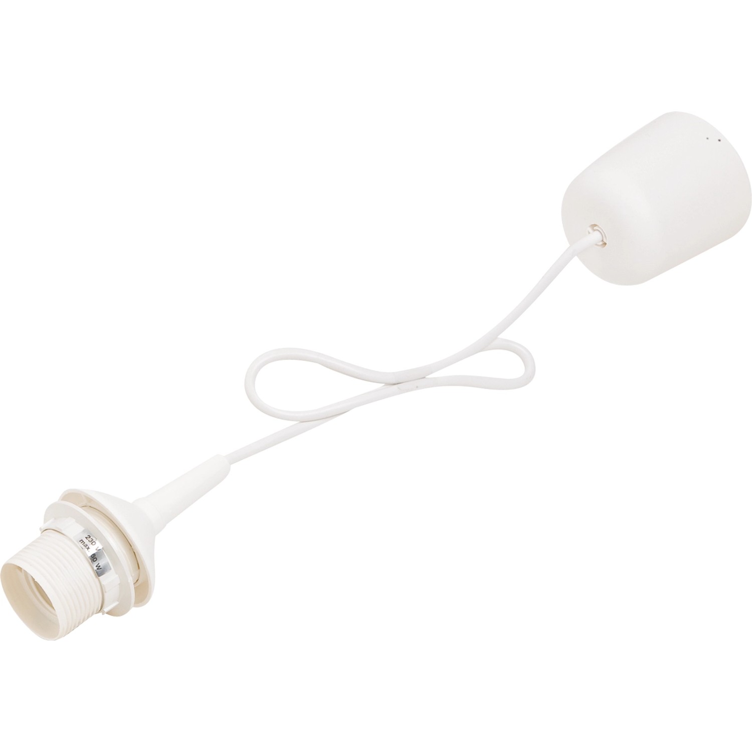 OBI Závěs na lustr E27 80 cm bílý