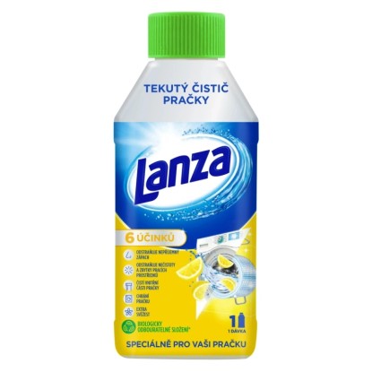 Lanza Čistič pračky s vůní citronu, 250 ml