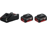 Bosch Professional Startovací sada aku a nabíječky 2 x GBA 4,0 Ah+GAL 18 V-40