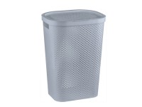 Curver Koš na prádlo Infinity 60 l, šedý, 437 x 602 x 351 mm