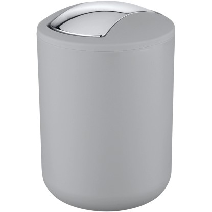 Wenko Koš s výkyvným víkem Brasil šedý velikost S