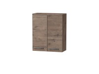 INTEDOOR Horní závěsná skříň BEE, úchyt chrom, š. 50 cm, dub Wellington