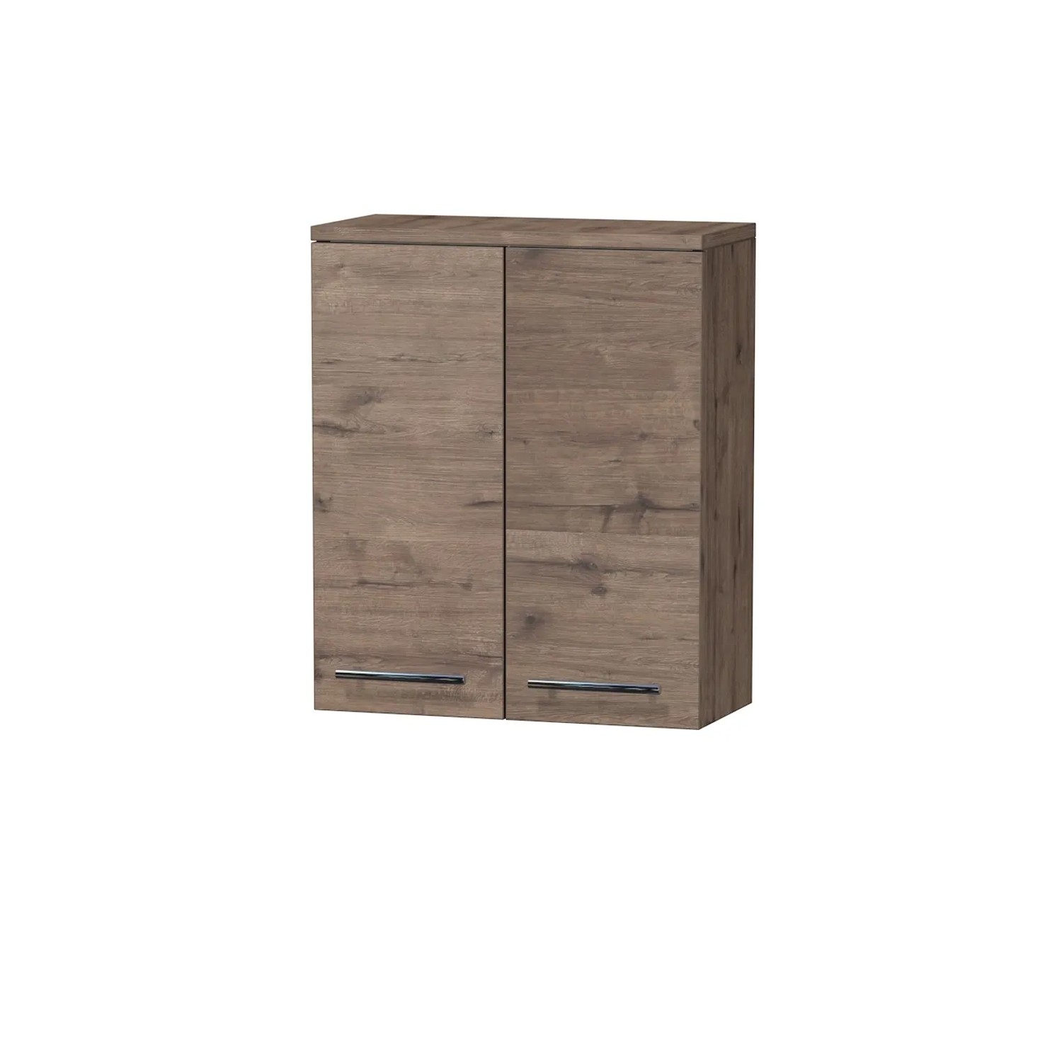 INTEDOOR Horní závěsná skříň BEE, úchyt chrom, š. 50 cm, dub Wellington