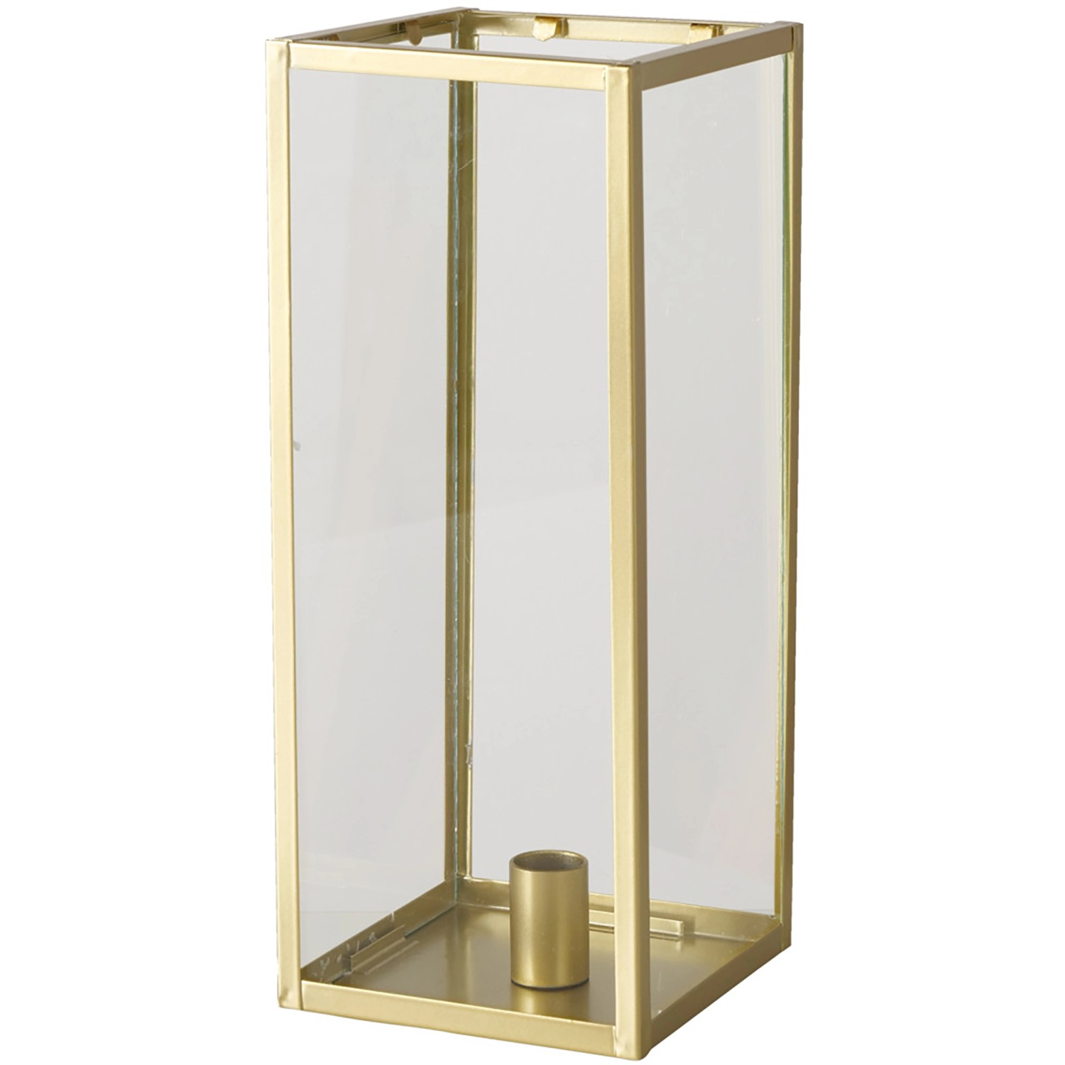 Boltze Svícen Tarek S, zlatý, 30 x 12 cm