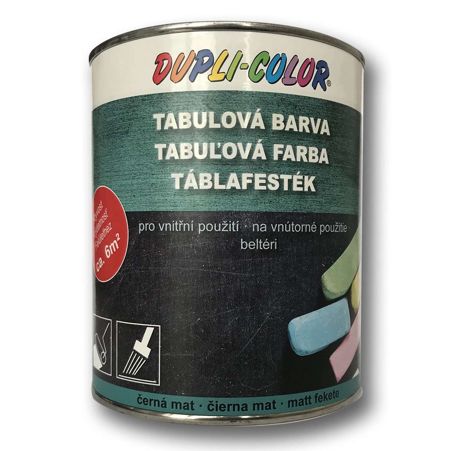 DUPLI-COLOR Tabulová barva 327 ml, černá