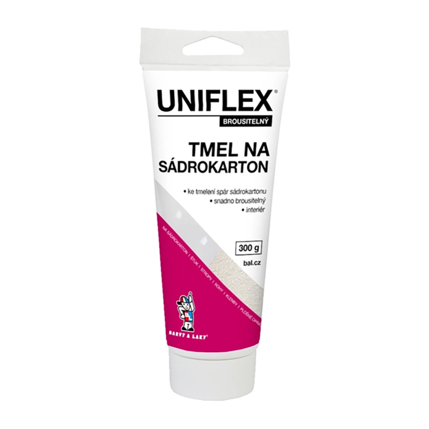 Uniflex Tmel na sádrokarton brousitelný v tubě 300 g