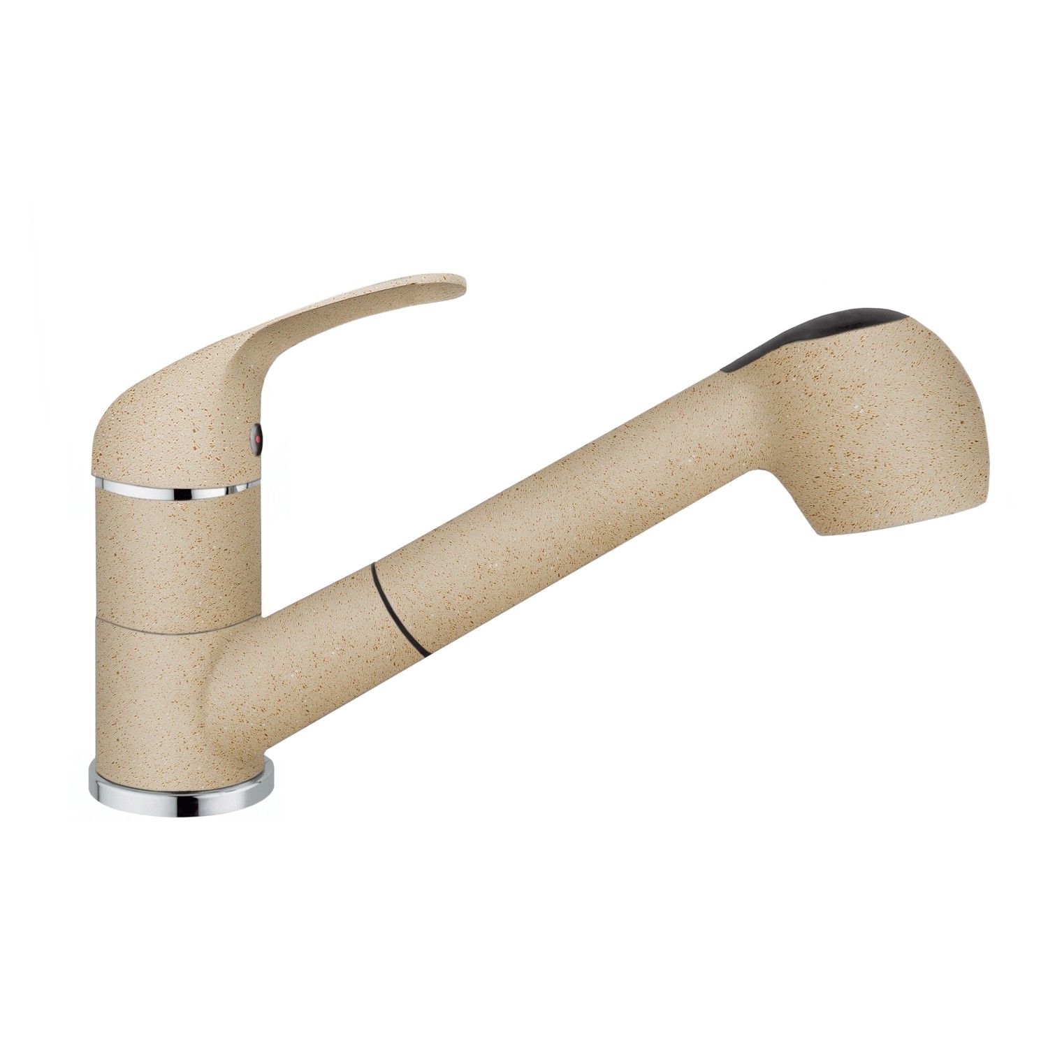 Pyramis Granitová stojánková dřezová baterie Fido, béžová