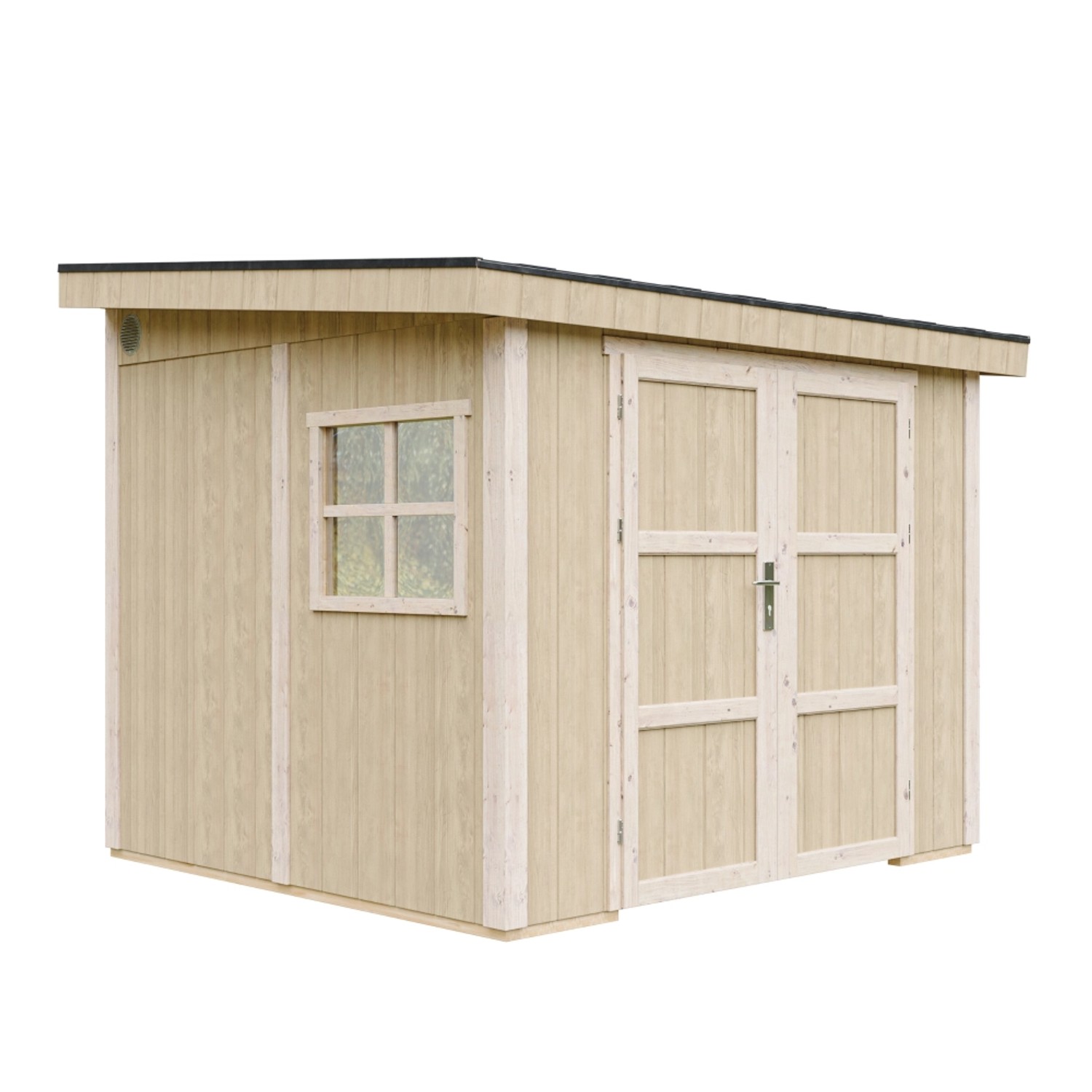 Timbela Zahradní domek - přístavba M938B z LP SmartSide, přírodní, 236 x 250 cm